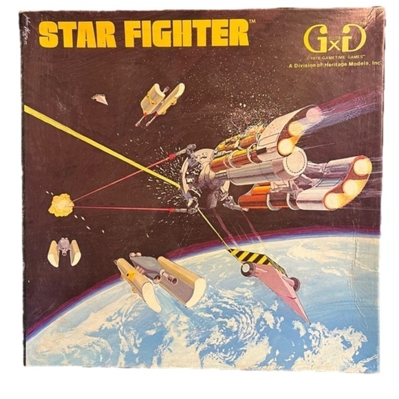 Game Time Other - 1978 Vintage Star Fighter Board Game Set Complete